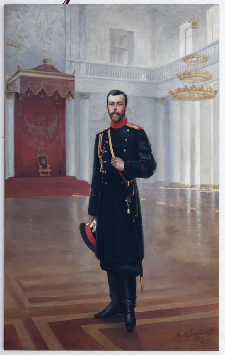 Portrait du Tsar Nicholas II - A. de Safonoff (1898) | Count Buturlin, Creative Commons, domaine public.