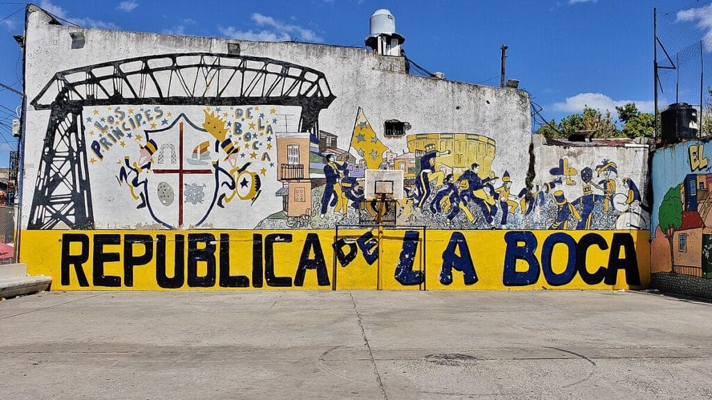 Graffiti "République de la Boca" - Boris Kasimov [pseudo Wikipédia] | Creatives Commons BY 2.0 Deed 