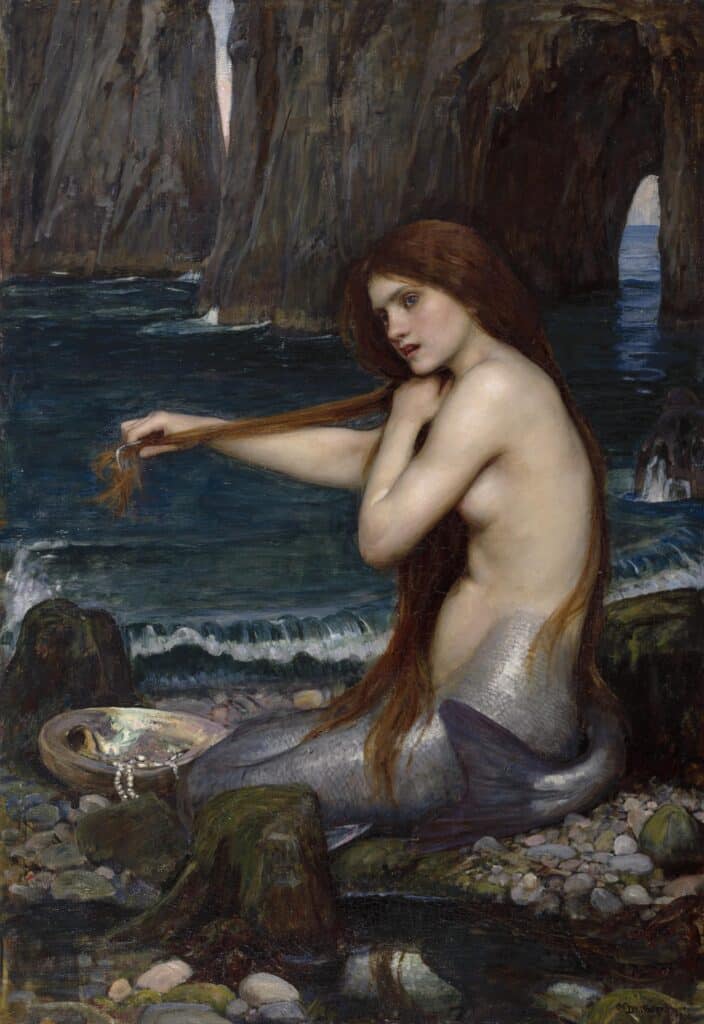 Une sirène - John William Waterhouse | Domaine Public