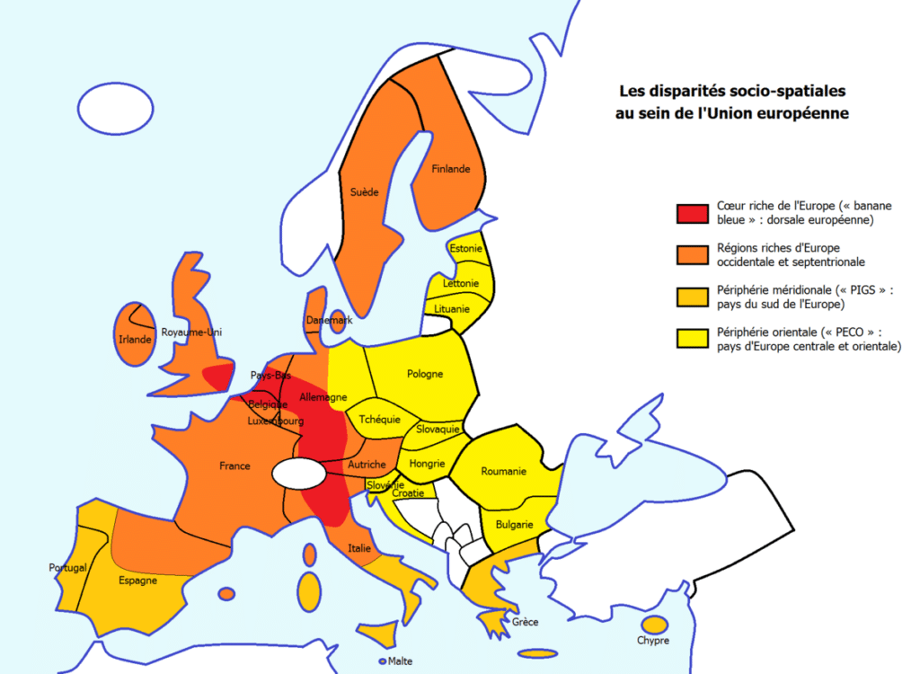 Disparités économiques dans l'UE (2012) - lvcvlvs [pseudo Wikipédia] | CC BY-SA 3.0