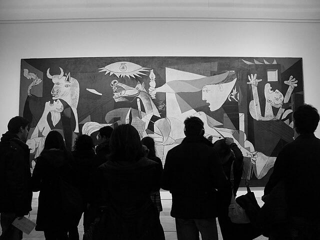 « Guernica », de Pablo Picasso, exposé au Musée de la Reine Sofia, à Madrid (2010) - Pedro Belleza | Domaine public.