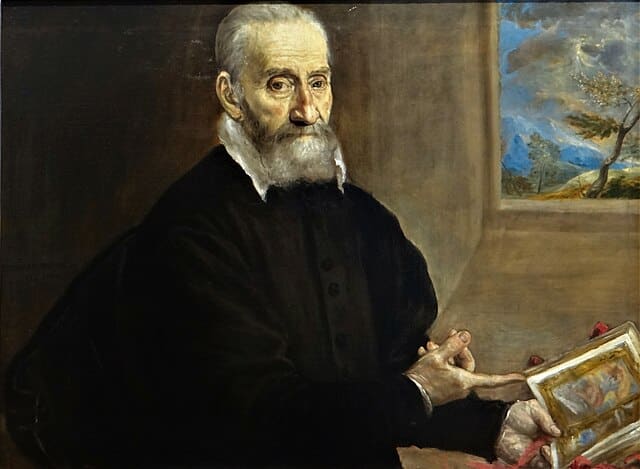 Portrait de Giulio Clovio par Le Greco vers 1571-1572 | Domaine public