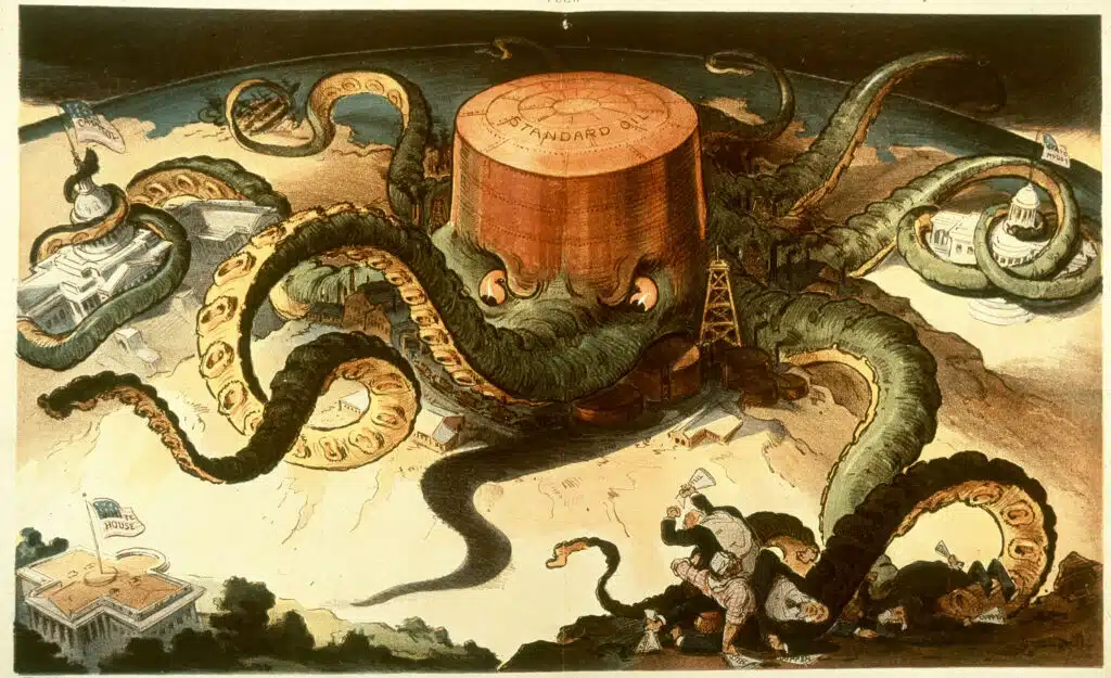 Caricature de la Standard Oil Company, Puck Magazine, 1904 | Domaine Public