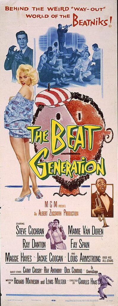 Poster du film The Beat Generation (1959) - Reynold Brown | Domaine public