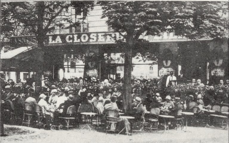 la closerie des lilas en 1909 - Delcampe CPA | Domaine public