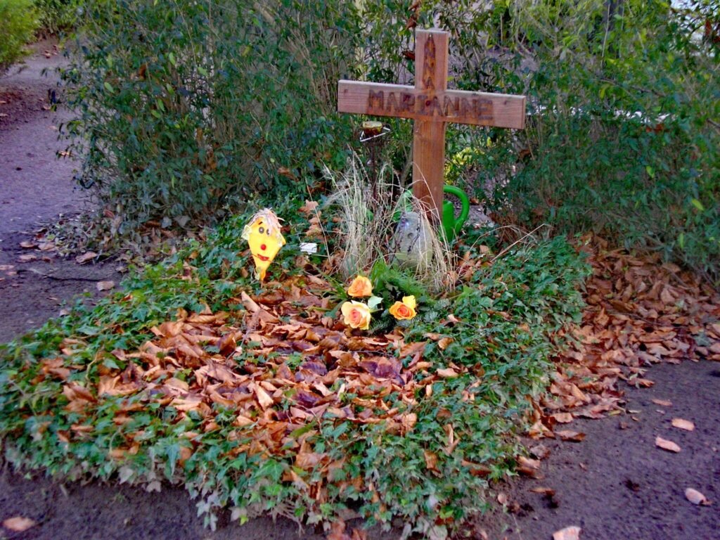 La tombe d'Anna Bachmeier et de sa mère Marianne au cimetière Burgtorf de Lübeck, 2008 - Mib18 [Pseudo Wikipédia] | Creative Commons BY-SA 3.0