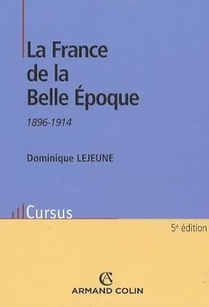 Couverture : La France de la Belle époque