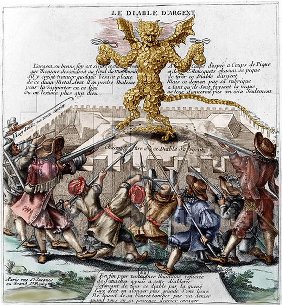 Le Diable d'Argent - L'effondrement du systeme de Law - Jacques Chéreau, 1720 | Domaine public