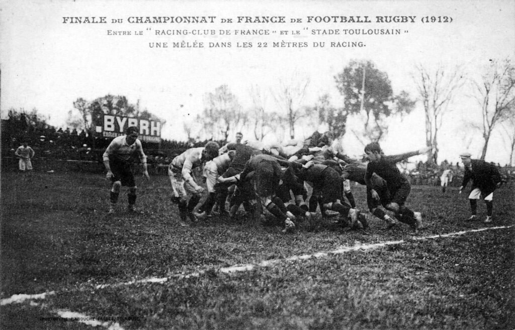finale du championnat de france de rugby à xv 1912 entre le stade toulousain et le racing club de france, 1912 i domaine public