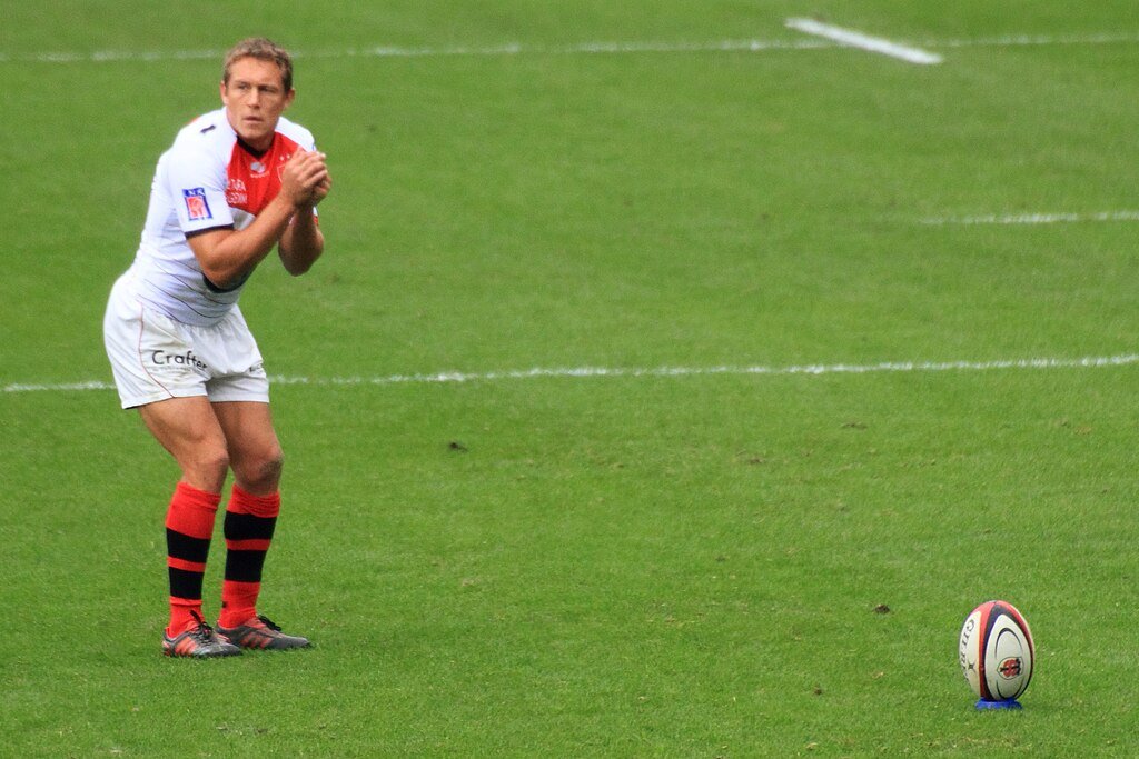 Jonny_Wilkinson lors d'un match Stade Toulousain vs RCT, 2011 - Léna | Creative Commons BY-SA 3.0