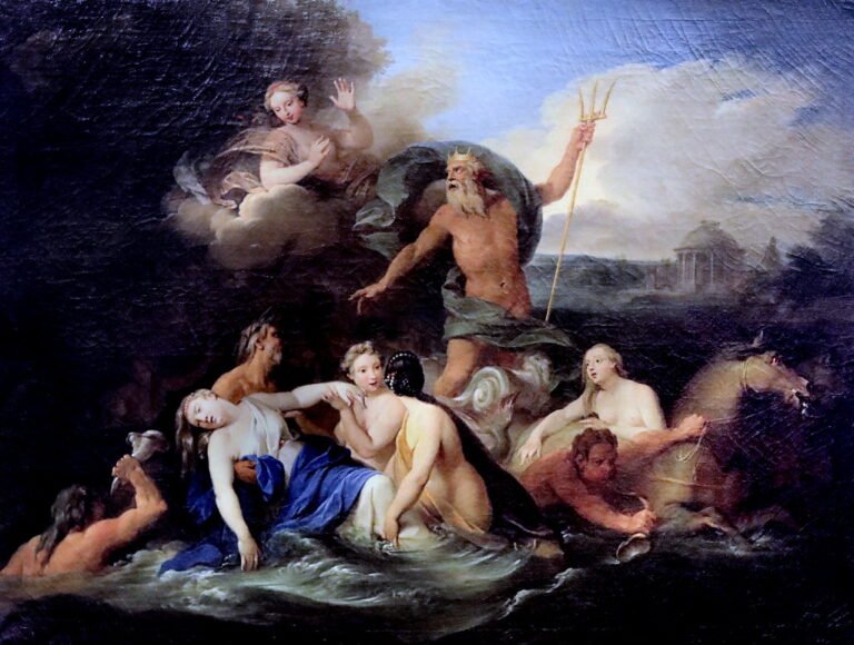 Leucothée accueillie parmi les Néréides, par Sébastien Le Clerc entre 1676 et 1763 à Paris - Jean-Louis Mazières | Creative Commons BY-NC-SA 2.0