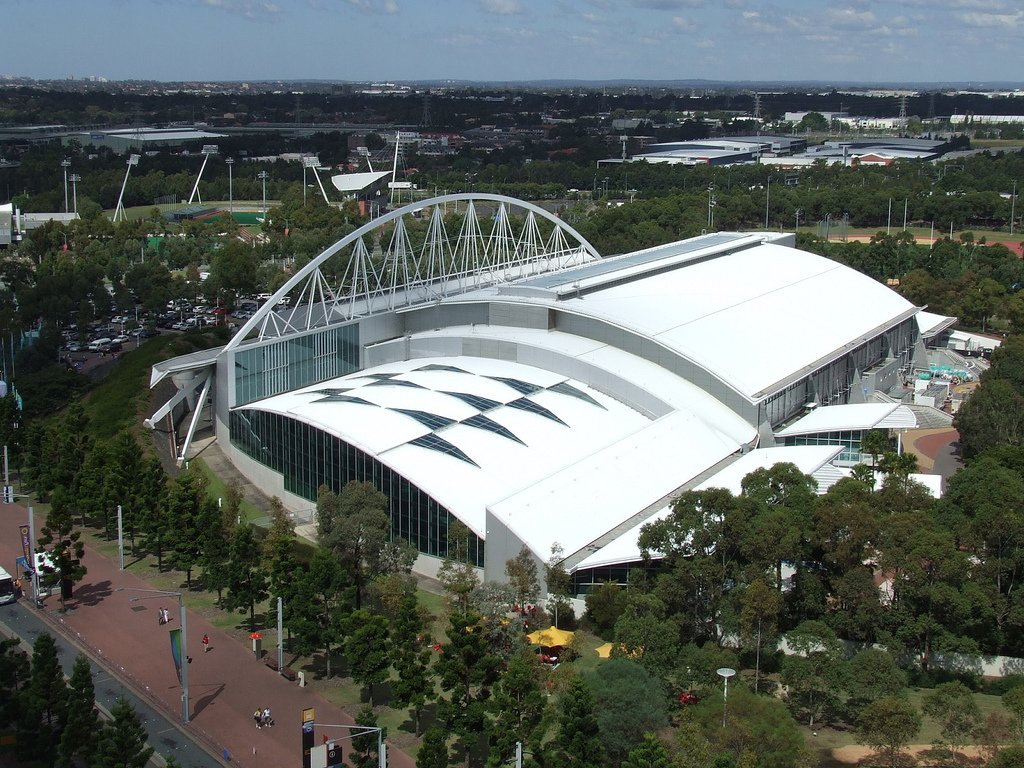 centre aquatique au sein du parc olympique de sydney