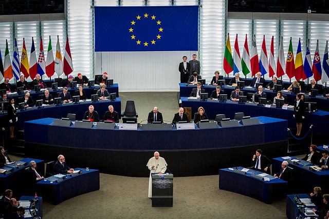 Visite du pape François au Parlement européen le 25 novembre 2014 - Claude TRUONG-NGOC | Creative Commons Attribution-Share Alike 3.0