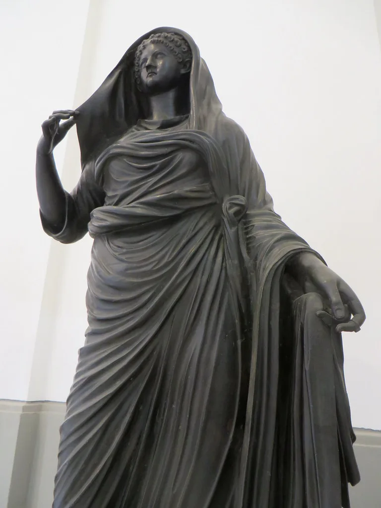 agrippine la jeune (15 59), musée national d'archéologie, naples, campanie, italie