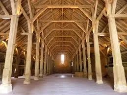 Charpente de la grange de Meslay - Belperion (pseudo Wikimedia | Creative Commons BY-SA 4.0