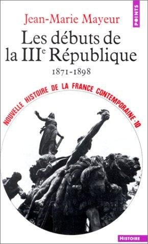 Couverture : Nouvelle Histoire de la France contemporaine, tome 10