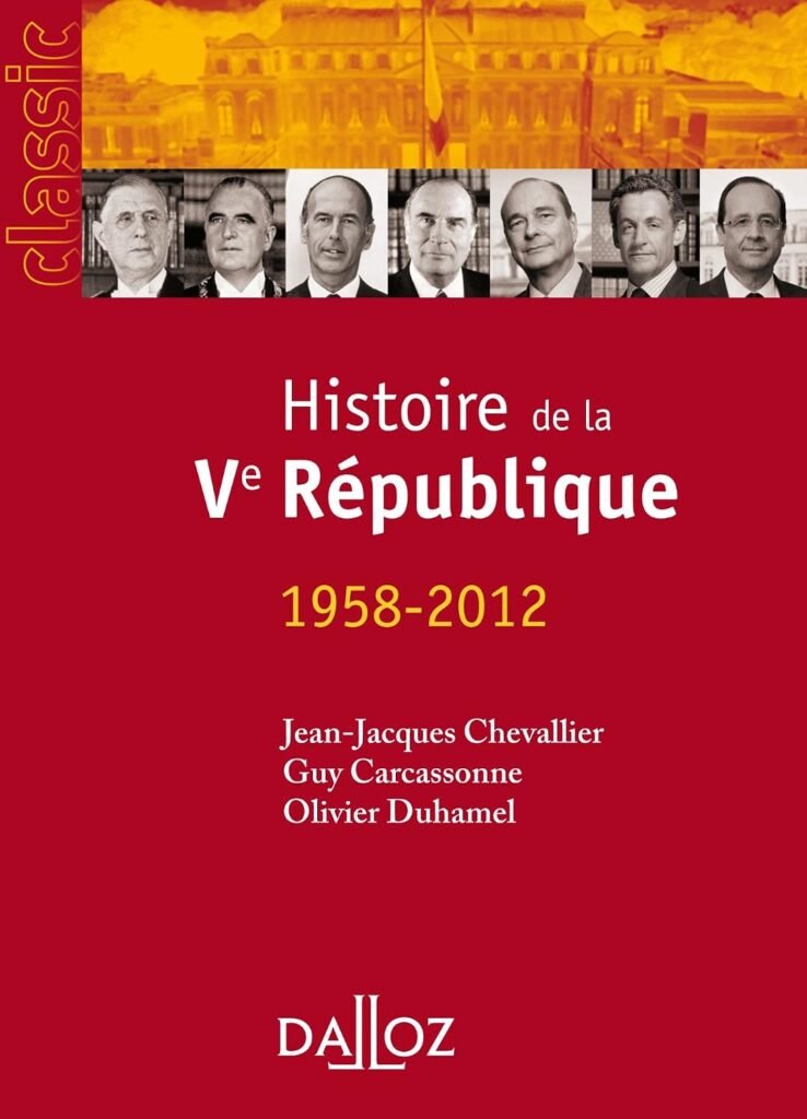 Couverture : Histoire de la Ve République, 1958-2012