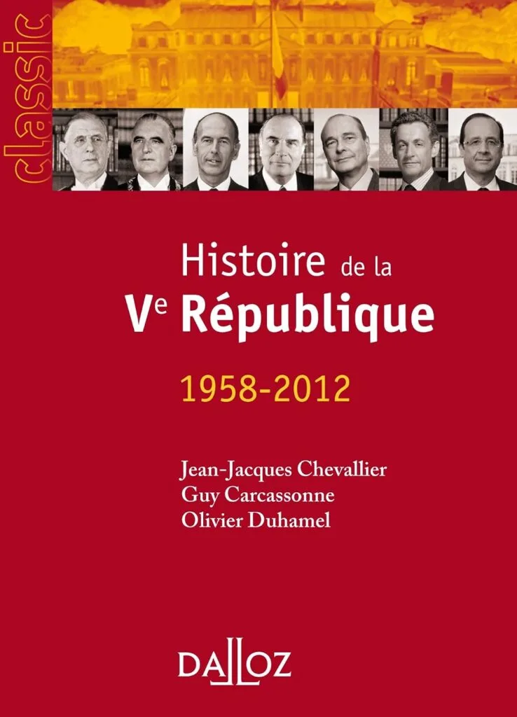 Couverture : Histoire de la Ve République, 1958-2012