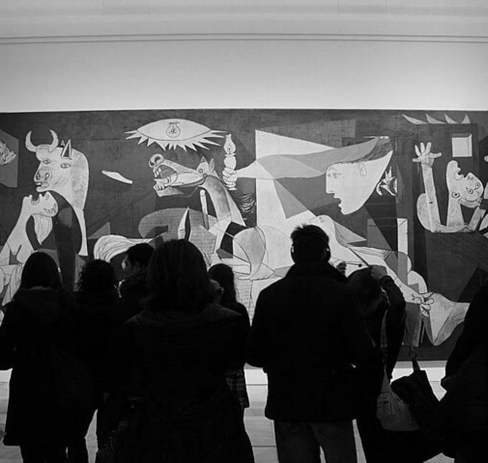 « Guernica », de Pablo Picasso, exposé au Musée de la Reine Sofia, à Madrid (2010) - Pedro Belleza | Domaine public.