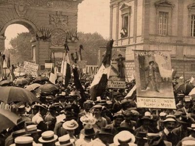 Manifestation des vignerons à Montpellier en 1907 – Auteur inconnu | Domaine pub