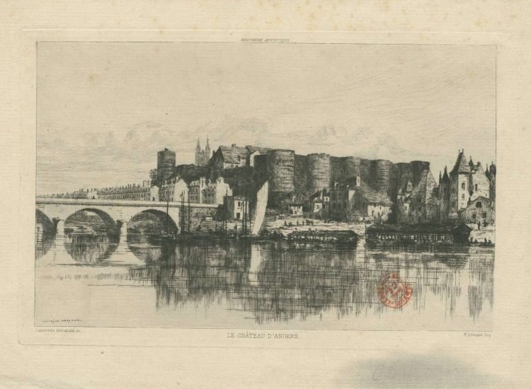 Carte postale de la ville d'Angers - Archive départementale du Maine-et-Loire | Licence Ouverte Version 2.0