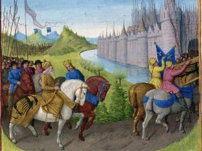 Arrivée des croisés à Constantinople, par Jean Fouquet | Domaine public