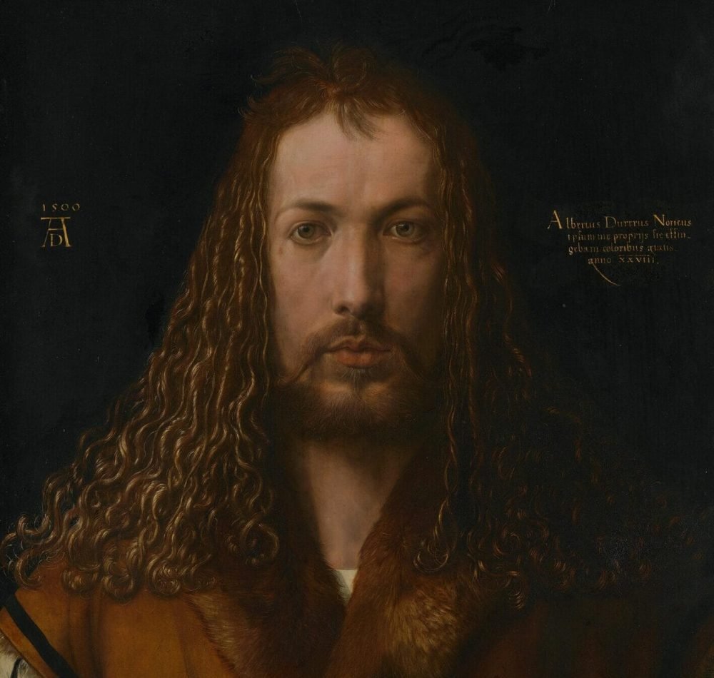 Autoportrait de Albrecht Dürer, réalisé en 1500 – Albrecht Dürer | Domaine public
