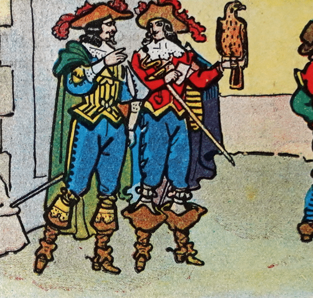 Aventures et exploits du comte de Chavagnac, épisode « Le Roi au masque de velours », Georges Omry | Domaine public