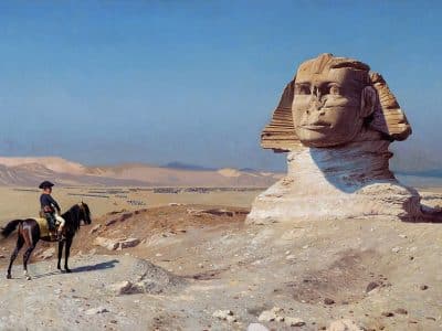 Bonaparte devant le Sphinx, 1886 - Jean-Léon Gérôme I Domaine Public