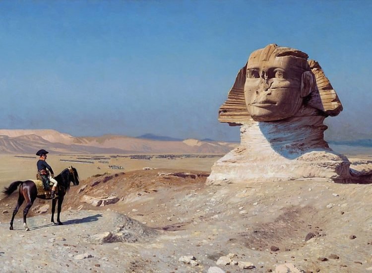 Bonaparte devant le Sphinx, 1886 - Jean-Léon Gérôme I Domaine Public