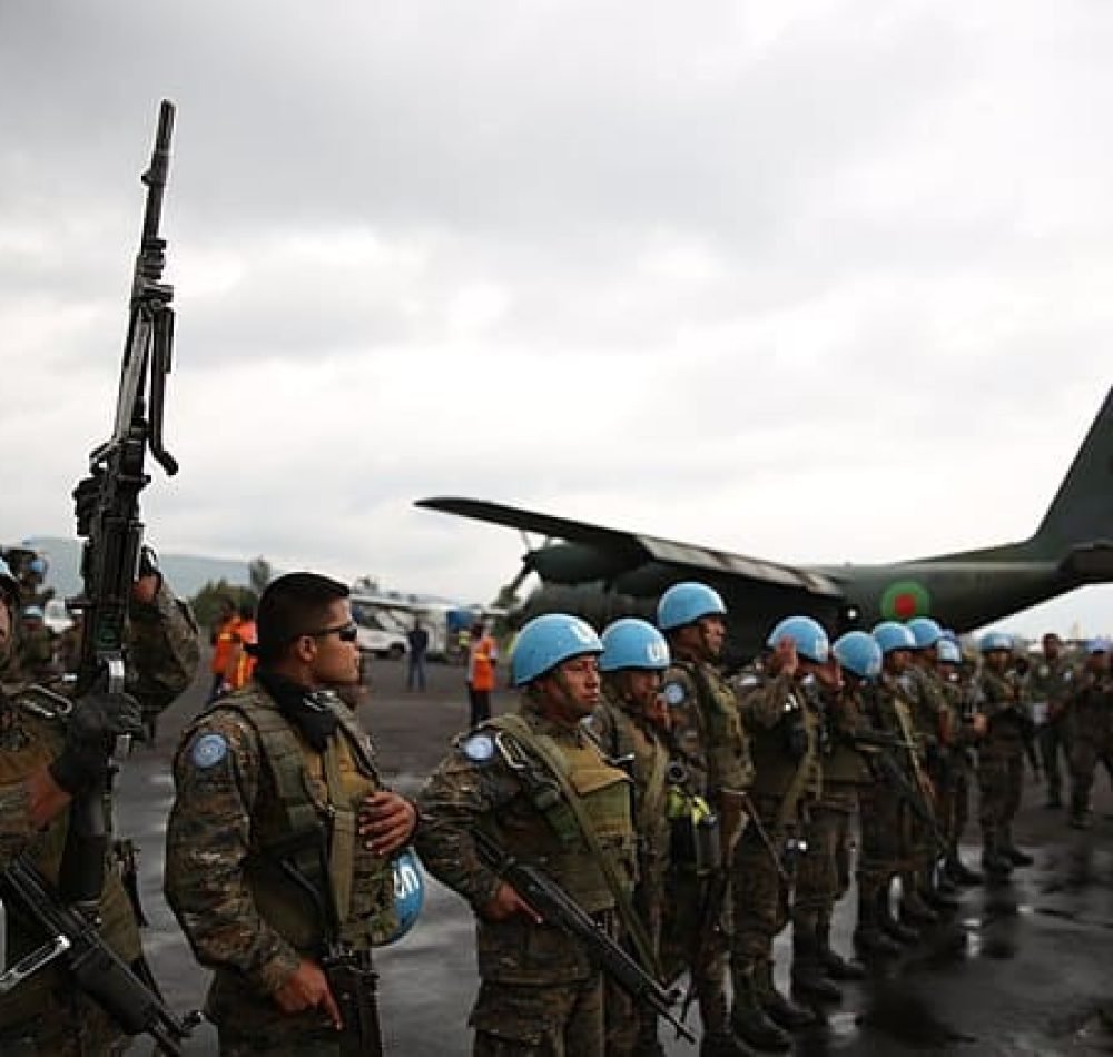 Des Casques Bleus lors de l'embarquement pour une opération de la force de la MONUSCO dans l'Ituri - MONUSCO Photos | Creative Commons BY-SA 2.0