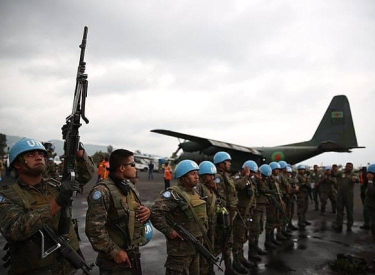 Des Casques Bleus lors de l'embarquement pour une opération de la force de la MONUSCO dans l'Ituri - MONUSCO Photos | Creative Commons BY-SA 2.0