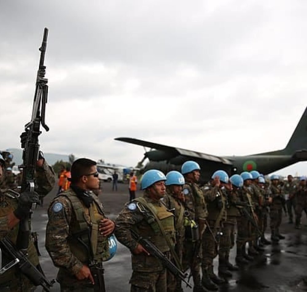 Des Casques Bleus lors de l'embarquement pour une opération de la force de la MONUSCO dans l'Ituri - MONUSCO Photos | Creative Commons BY-SA 2.0