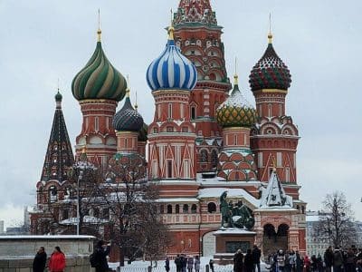 La cathédrale Basile-le-Bienheureux, signe de l'influence de l'orthodoxie en Russie, au centre de l'Etat et du pouvoir - PIERRE ANDRE LECLERCQ | Creative Commons Attribution-Share Alike 3.0