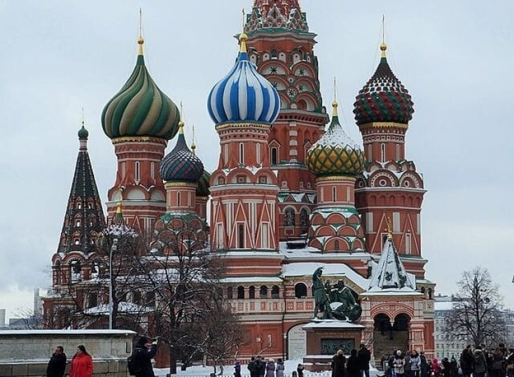La cathédrale Basile-le-Bienheureux, signe de l'influence de l'orthodoxie en Russie, au centre de l'Etat et du pouvoir - PIERRE ANDRE LECLERCQ | Creative Commons Attribution-Share Alike 3.0