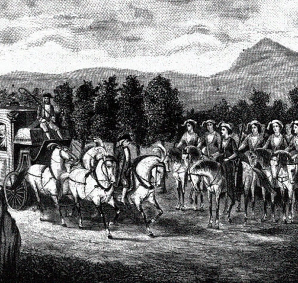 Catherine II et l'arrivée en Crimée - Auteur inconnu | Domaine public