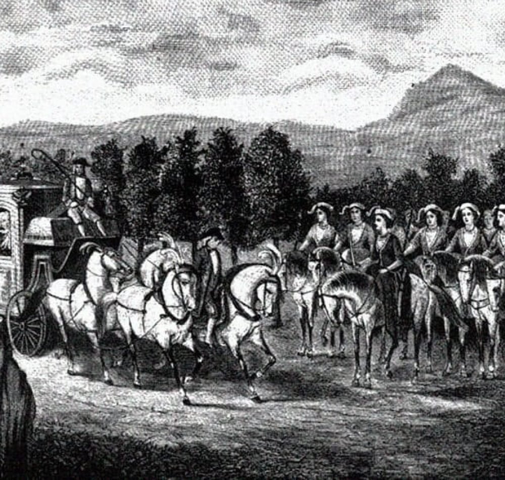 Catherine II et l'arrivée en Crimée - Auteur inconnu | Domaine public