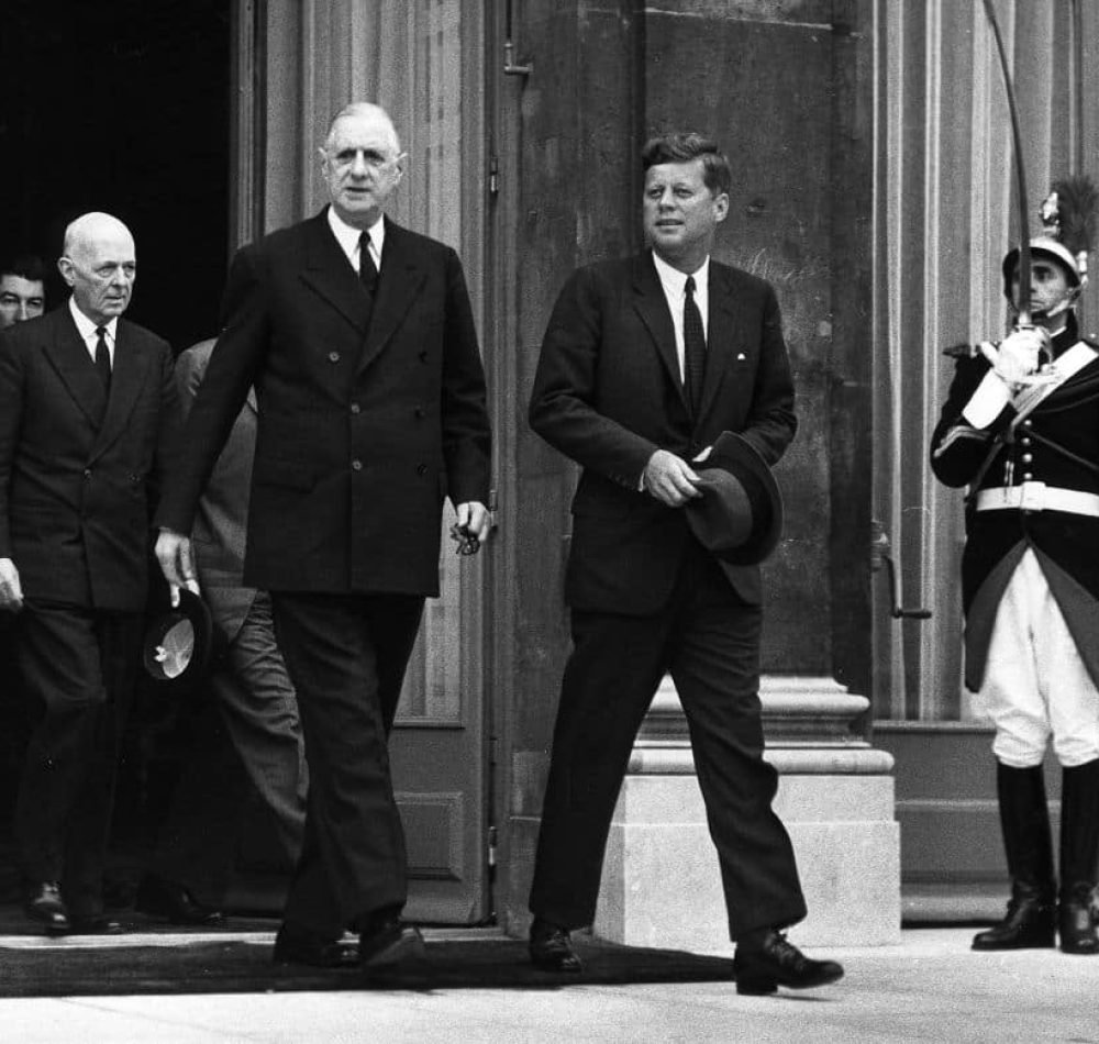 Charles de Gaulle et John Fitzgerald Kennedy en 1961 | Domaine public