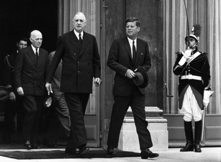 Charles de Gaulle et John Fitzgerald Kennedy en 1961 | Domaine public