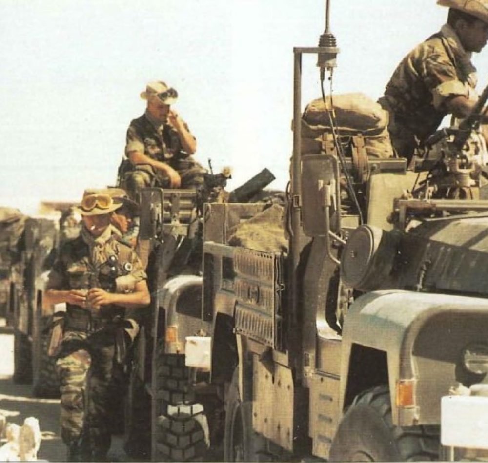 Colonne de l'armée de Terre, durant l'opération Lamentin ou Tacaud - Armée de Terre | Licence ouverte 2.0