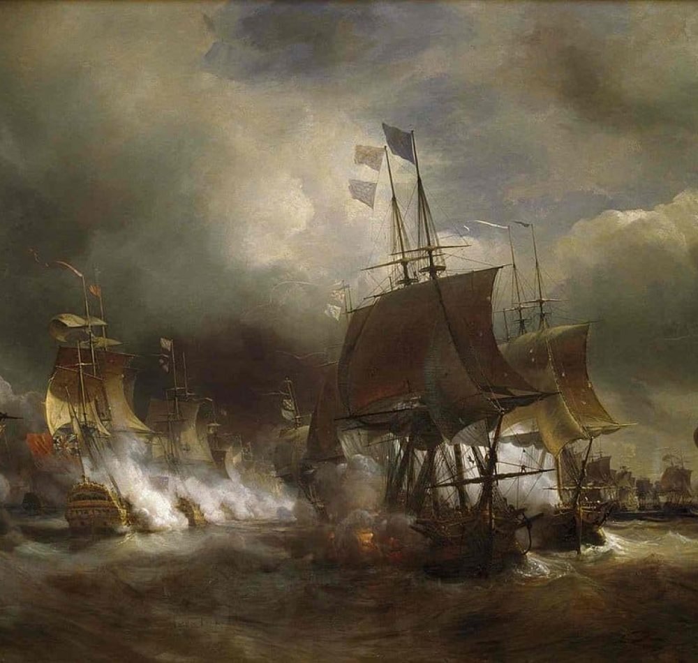 Combat d'Ouessant, 23 juillet 1778, Theodore Gudin, 1839-Domaine Public