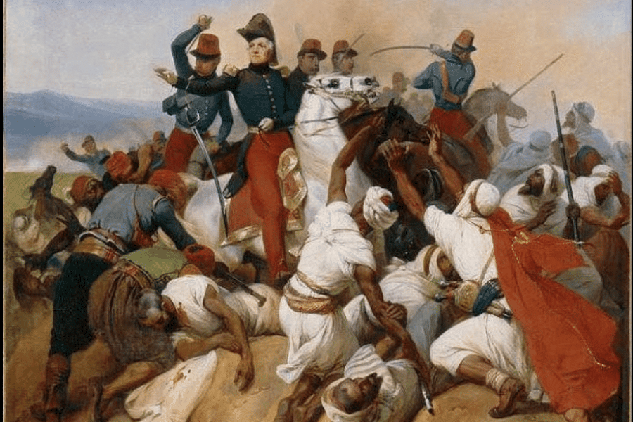Combat de Sikkak en 1836 par Horace Vernet