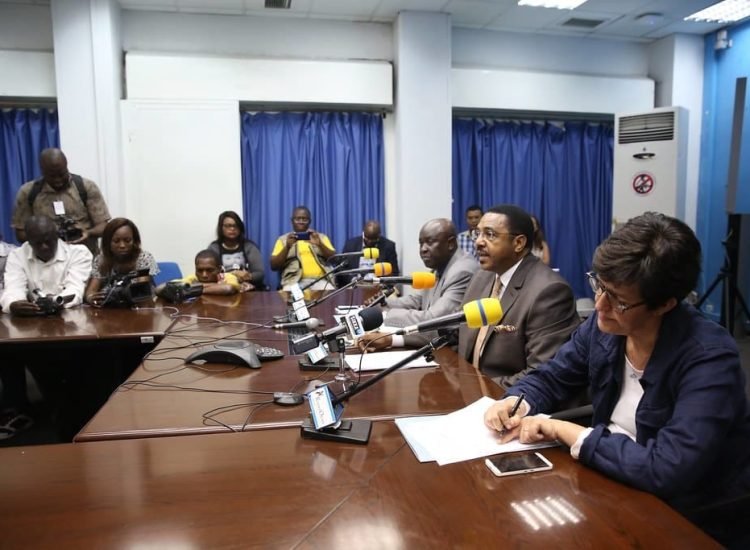 Conférence de presse des Nations Unies à l'occasion de la Journée mondiale de l'aide humanitaire le 19 août 2015 | Abel Kavanagh MONUSCO | Creative Commons BY-SA 4.0 Deed
