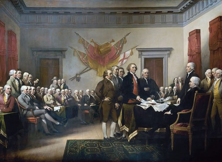 Déclaration d'indépendance, tableau entre 1817 et 1819 - John Trumbull I Domaine Public