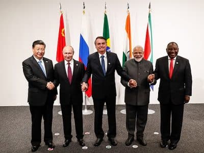 Les dirigeants des pays du BRICS, en marge du sommet du G20 à Osaka en 2019 - Alan Santos/PR | Creative Commons BY 2.0