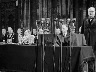 Discours de Winston Churchill - Congrès de La Haye, mai 1947 - Auteur inconnu | Domaine public