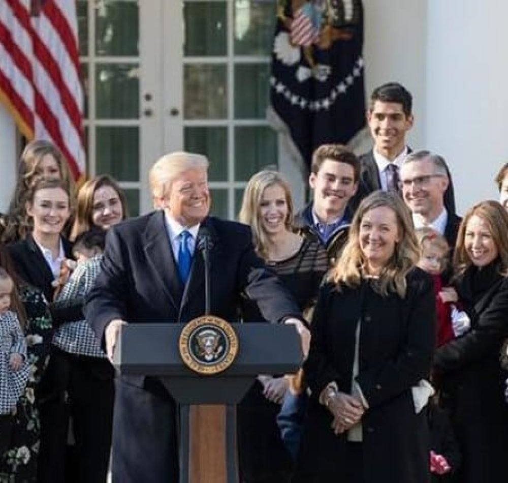 Donald Trump à la marche pour la vie, 2018 - Stephanie Chasez | Domaine public
