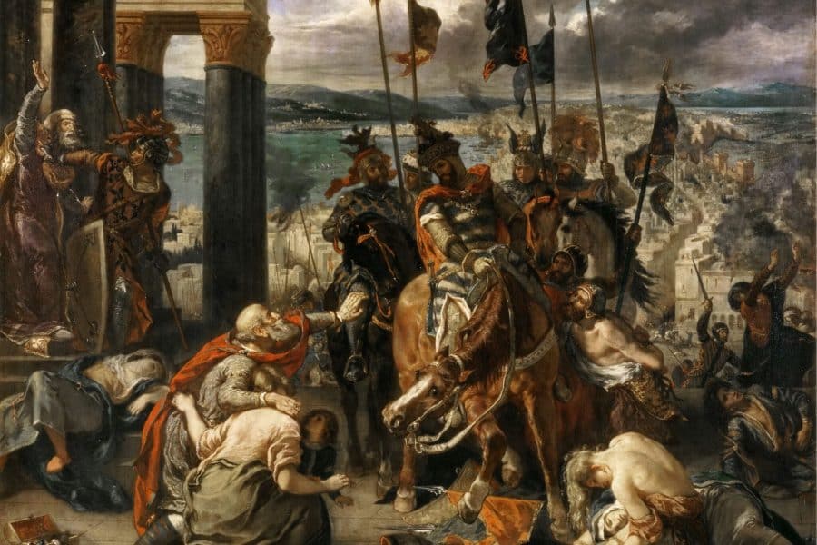 Entrée des Croisés à Constantinople Eugène Delacroix, 1840