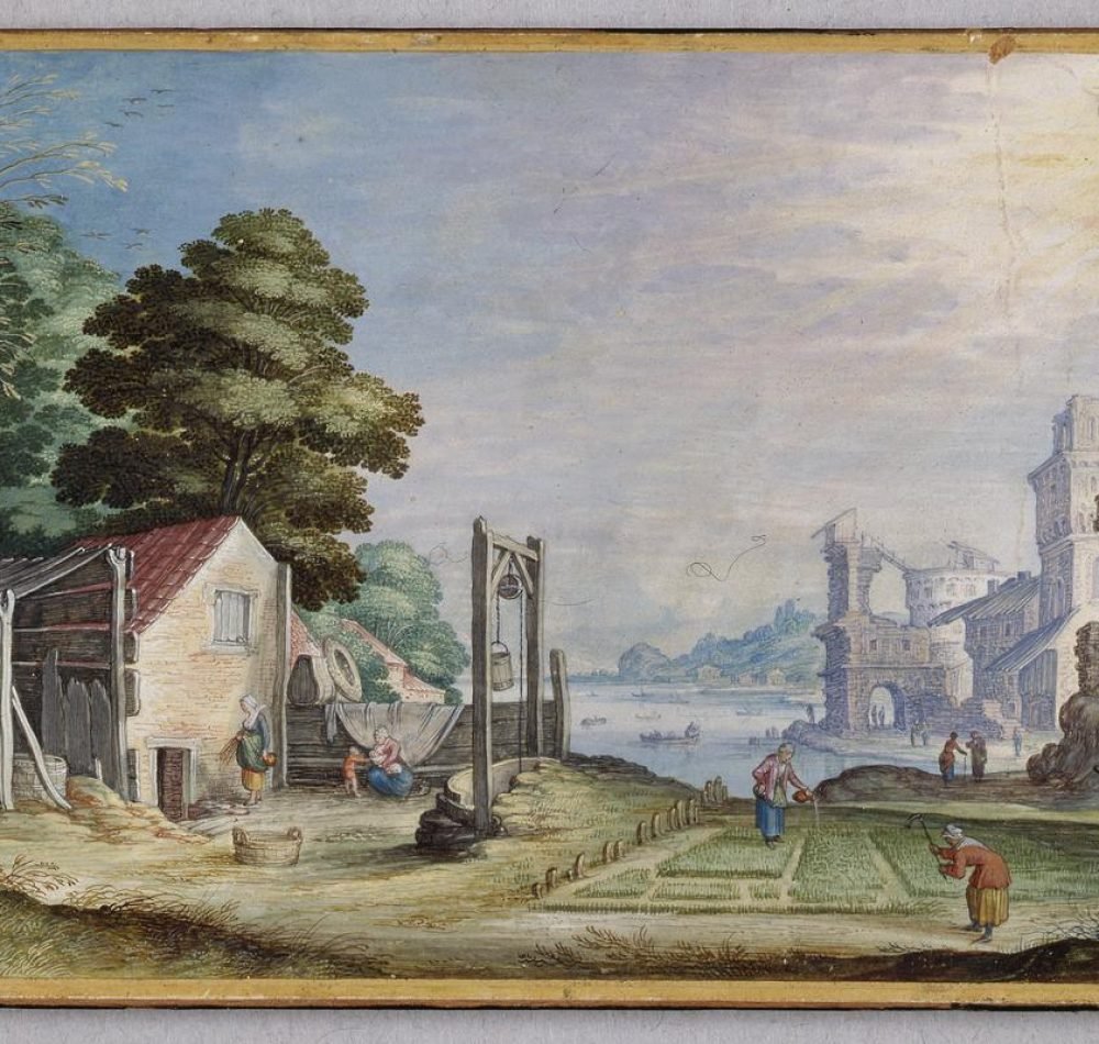 Friederich Brentel, plume et encres brune et grise, gouache sur parchemin, 1629 - Musée de la ville de Strasbourg | Domaine public