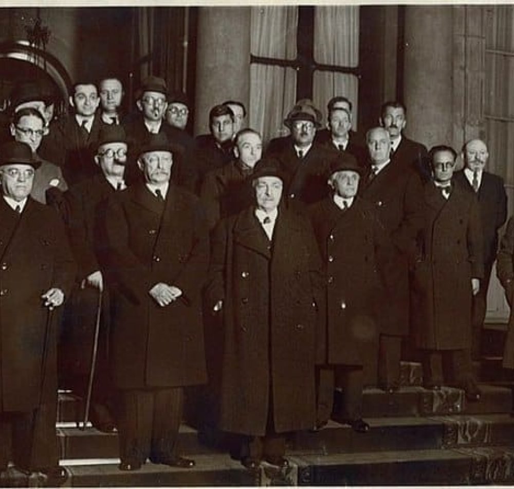 Gouvernement de Léon Blum en 1938, Georges Monnet est alors ministre de l'agriculture - Henri Manuel | Domaine public
